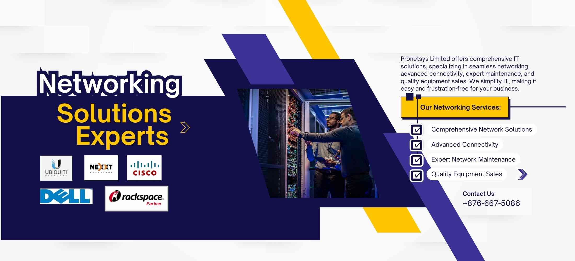 Networking solutions experts — Cisco, Ubiquiti, Dell and more